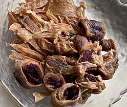 （宠物零食）紫薯南瓜鸡肉卷的做法
