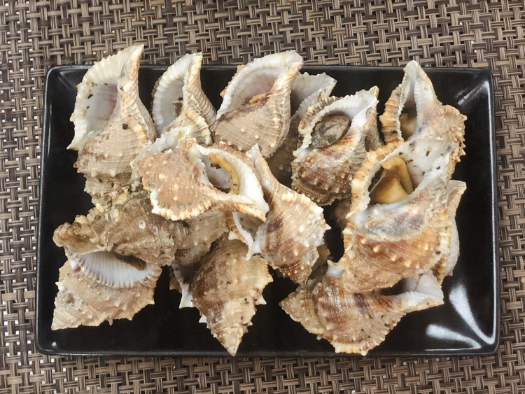 盐焗海螺的做法