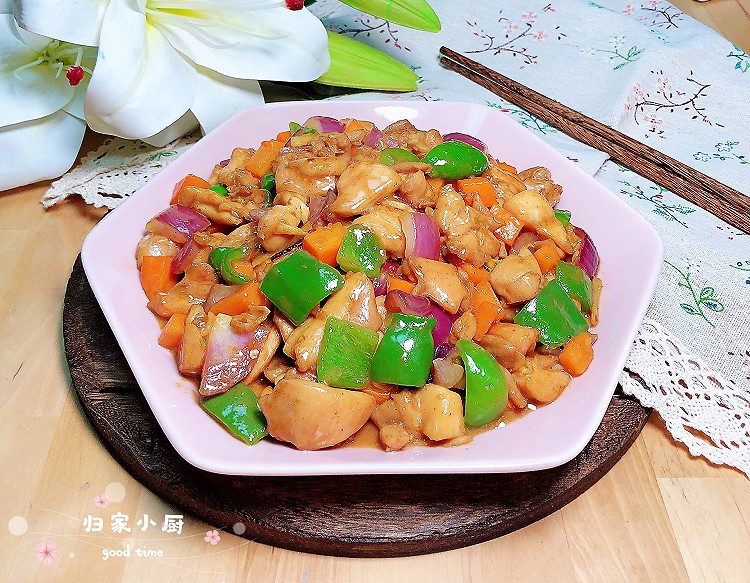 低脂又解馋的米饭杀手-爆炒鸡丁的做法