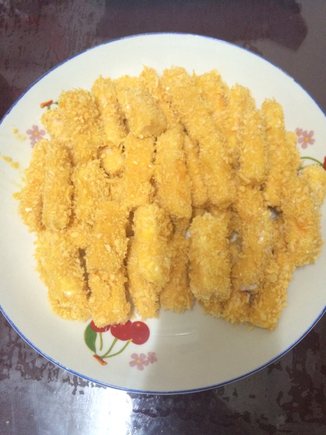 万圣节南瓜另类吃法※盐酥南瓜条※的做法图解5