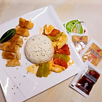 香辣鸡肉与日式鸡排饭#丘比沙拉汁#的做法图解9