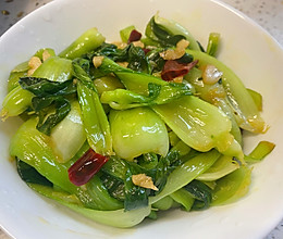 上海青小炒的做法
