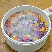 #皇后红玫瑰花式做法#圆子水果捞的做法图解6