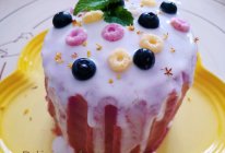 紫薯酸奶吐司蛋糕【辅食参考月龄12+的做法