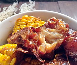玉米焖猪手的做法