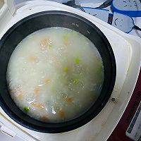 皮蛋瘦肉蔬菜粥的做法图解4
