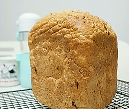 葡萄干酥粒全麦面包——面包机的做法