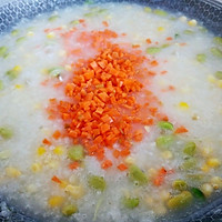 胡椒青菜玉米粥的做法图解5