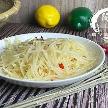 酸辣土豆丝,家常做法，餐厅的味道