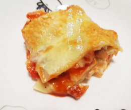 海鲜千层面Seafood Lasagna（附番茄酱的制法）的做法