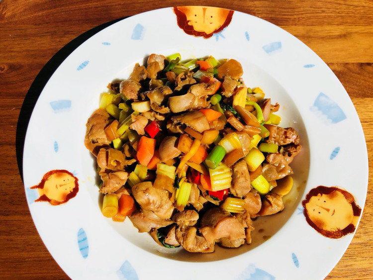 酸辣鸡胗的做法