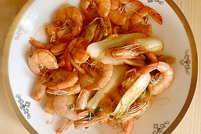 白菜烩虾