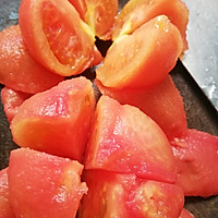 家庭版#番茄芝士猪扒意大利面   2人版的做法图解2