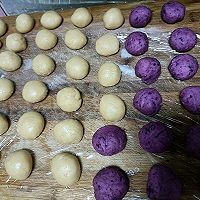 紫薯豆沙五仁月饼的做法图解5