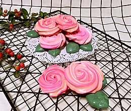 玫瑰蛋白霜饼干的做法