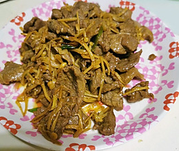 金针菇炒牛肉的做法