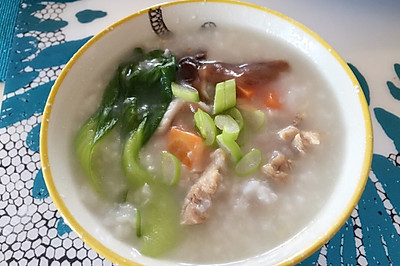 香菇鸡肉粥