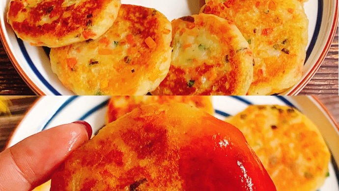 黄磊老师同款～外焦里嫩巨好吃的土豆泥饼