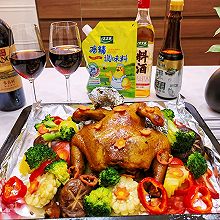 #感恩节烹饪挑战赛#三餐四季，感恩节烤鸡