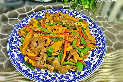 豆卷炒肉