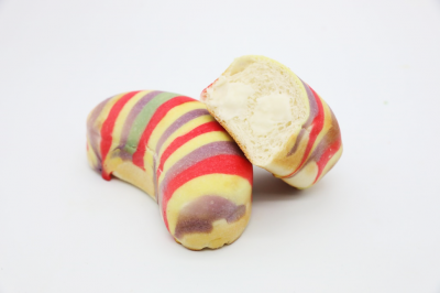 椰子彩虹面包-甜面包类