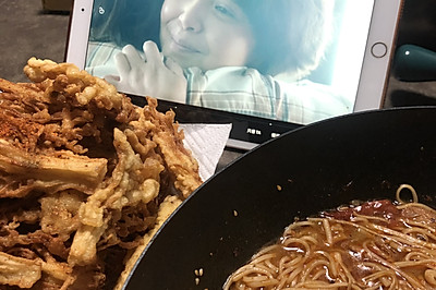 新年小吃-炸金针菇