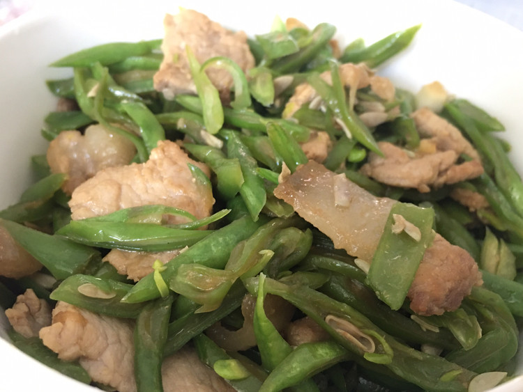 四季豆炒肉的做法