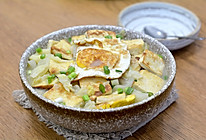 白菜豆腐煎蛋汤的做法