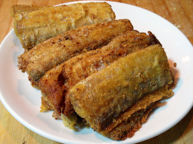 Fried hairtail