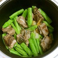 家常好味道——电饭锅扁豆排骨焖面的做法图解4