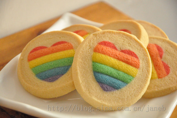 换个方式说爱你——彩虹爱心饼干（详细图解）