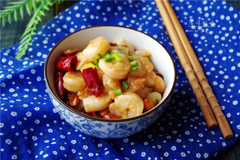 Kung Pao shrimp balls