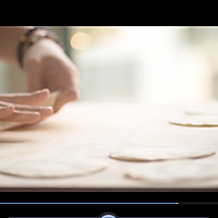 #美食视频挑战赛#治愈系视频，教你做早餐韭菜盒子的做法图解13