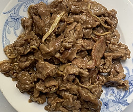 小炒牛肉片的做法