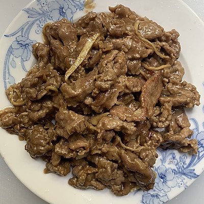 小炒牛肉片