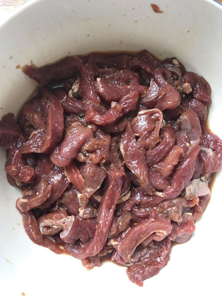 干煸牛肉的做法