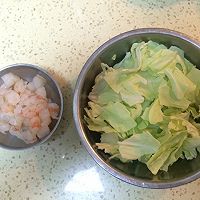 虾仁手撕包菜的做法图解1