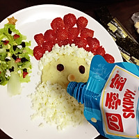 圣诞老人早餐#趣味挤出来，及时享美味#的做法图解8