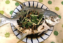 清蒸豆豉金鲳鱼的做法