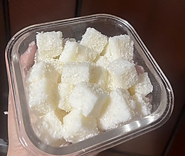 玉米淀粉版椰奶小方的做法