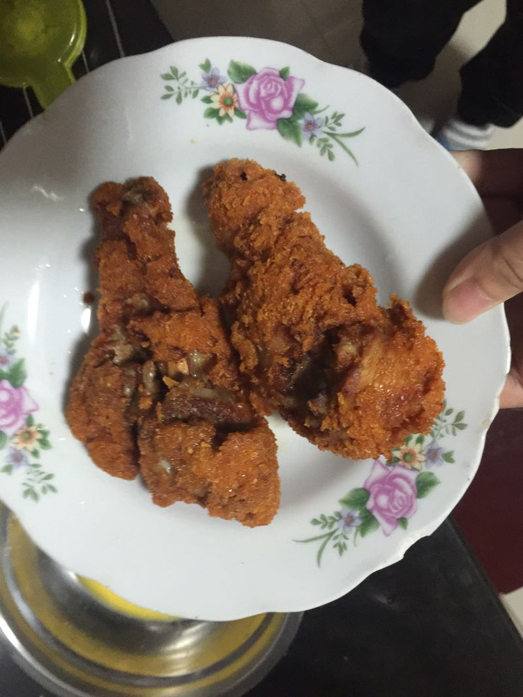 油炸大鸡腿的做法
