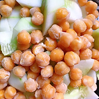 #浪漫七夕 共度“食”光#鹰嘴豆黄瓜沙拉的做法图解3