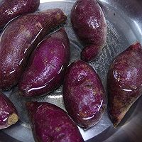 低脂健康的紫薯面包的做法图解1
