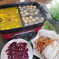 #我心中的冬日限定#冬日标配一一鸳鸯火锅的做法图解3