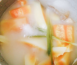 木瓜鱼尾汤的做法