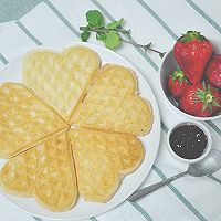 莓果奶油华夫饼#宜家，让家更有味#的做法图解2