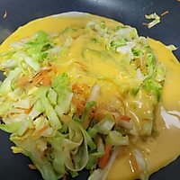 #换着花样吃早餐#鸡蛋系列之包心菜烘蛋的做法图解8