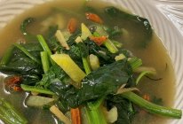 翡翠黄金宝石汤“菠菜土豆汤”的做法