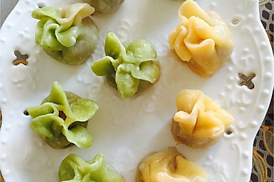 彩色饺子