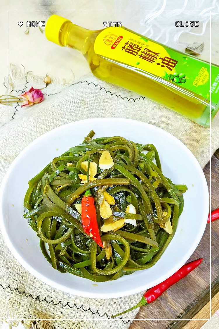 小炒藤椒海带丝的做法